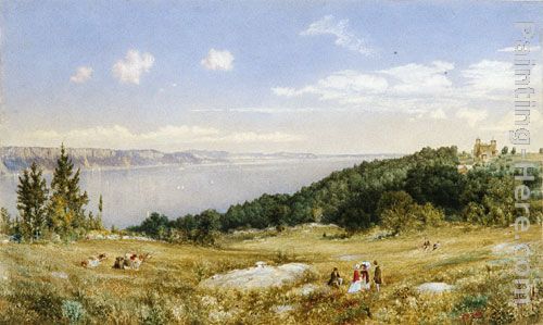 The Palisades painting - John William Hill The Palisades art painting